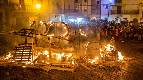 Alamy For the entire festive week of Saint Anthony Abate, the villagers barely sleep (Credit: Alamy)