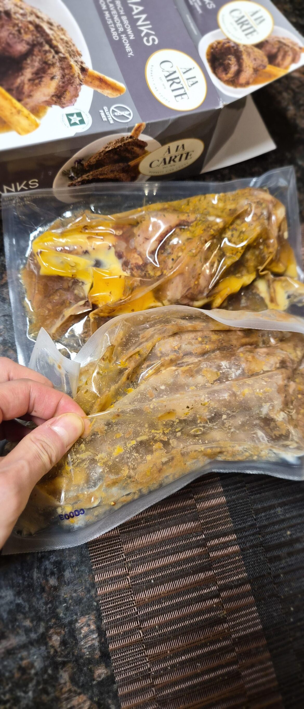 Is it safe to eat these lamb shanks? Air in the bag...