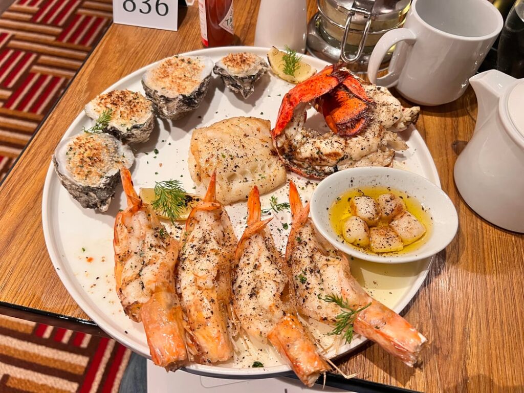 The Seafood Meal w/ variety