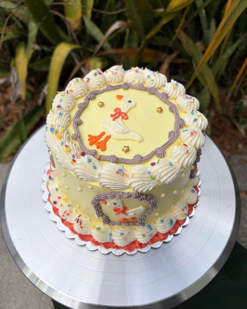 gender reveal cake :)