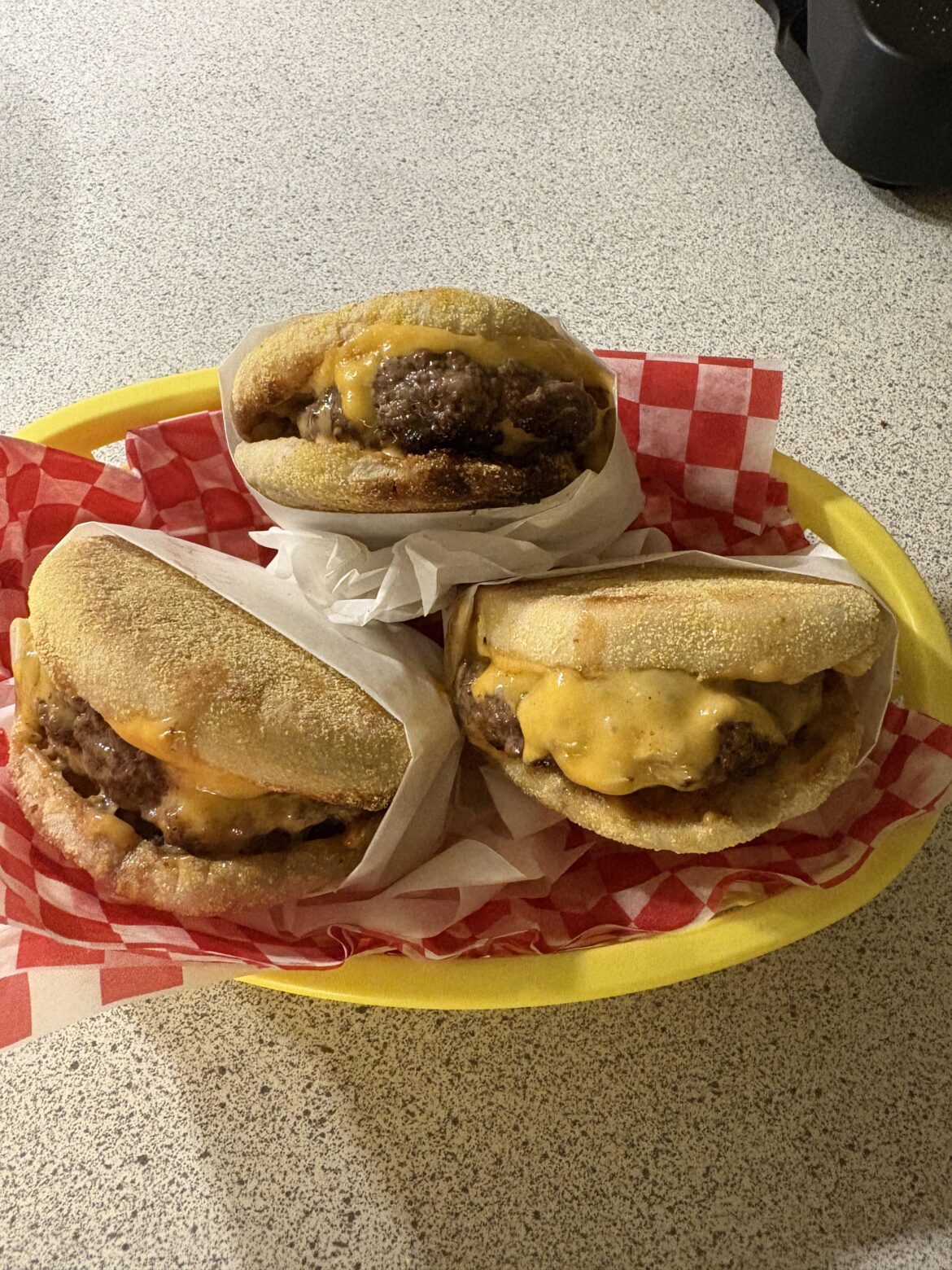 Decided to try english muffins. Pretty good I think! Also, I was hungry.