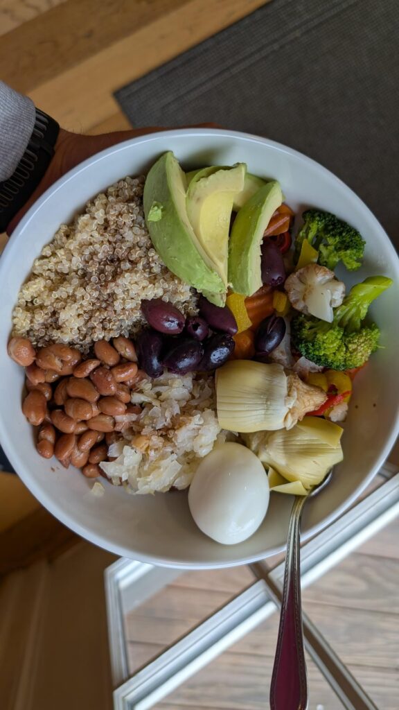 My super bowl for lunch today! My super bowl for lunch today!