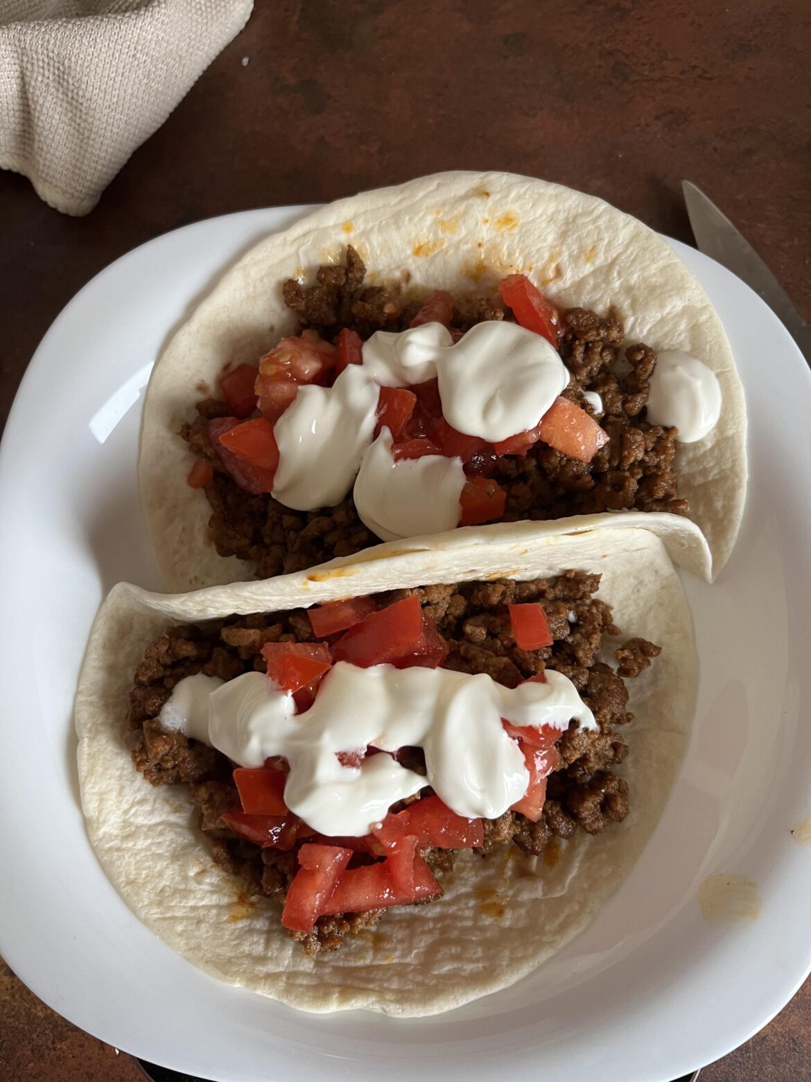 My second time making tacos
