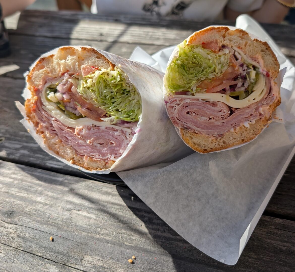 The Italian from Dimo's in Portland