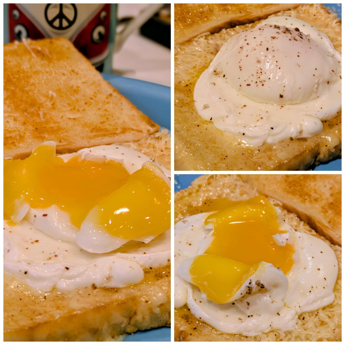 Poached Egg, Vintage Cheddar, Mixed Sea Salt & Peppercorn