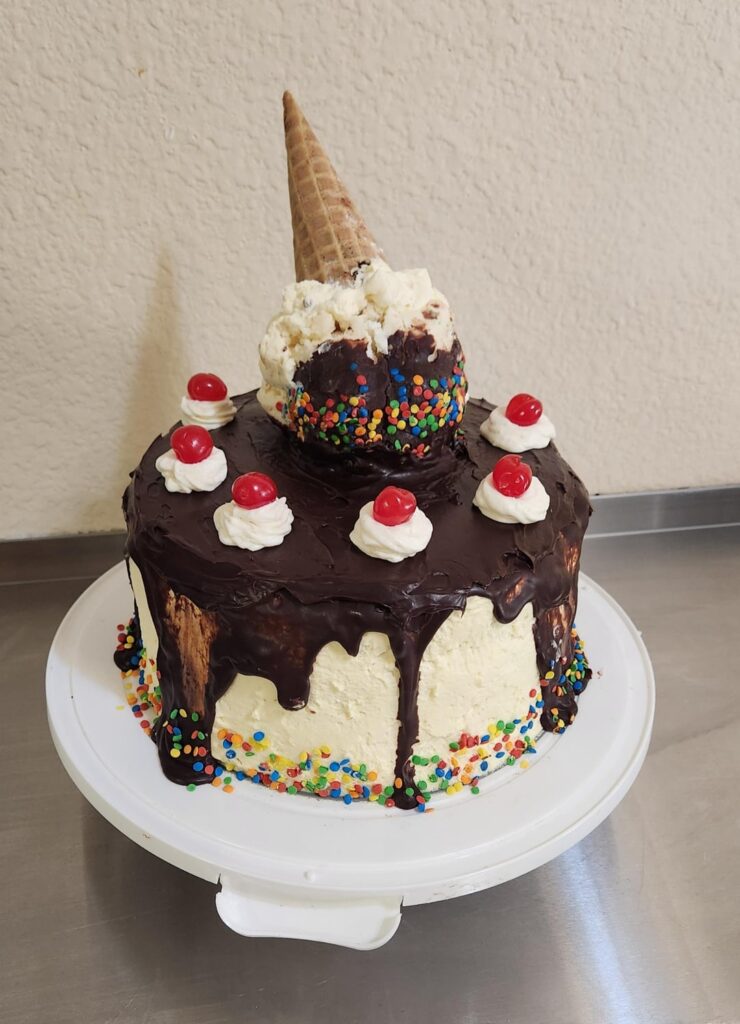 My Hot Fudge Sundae Inspired Birthday Cake! My Hot Fudge Sundae Inspired Birthday Cake!