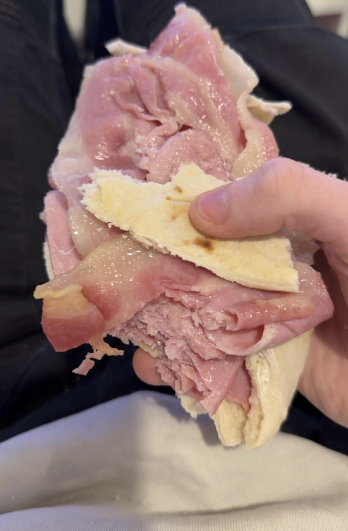 Oven had to go in for MOT so I made homemade pork gyros gyros in the microwave! Life changed I’ll never be the same again !