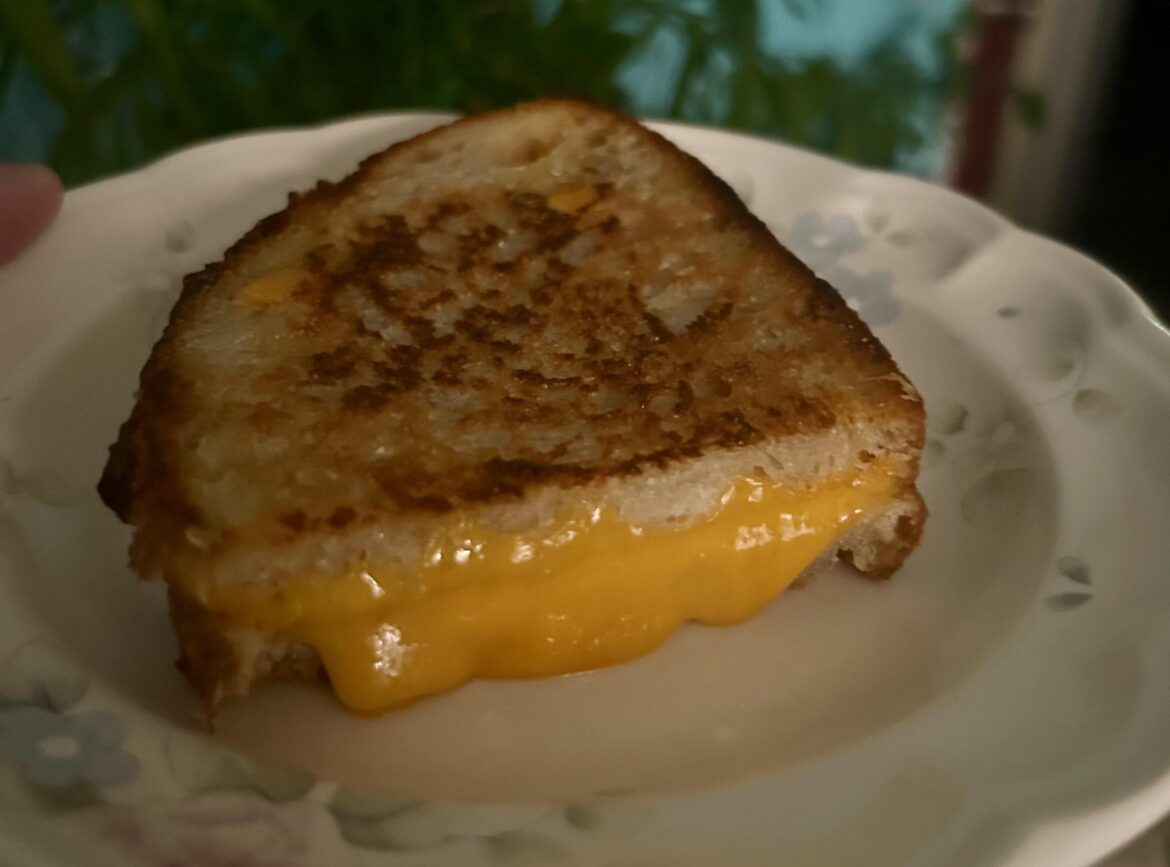 Late night sharp cheddar on sourdough
