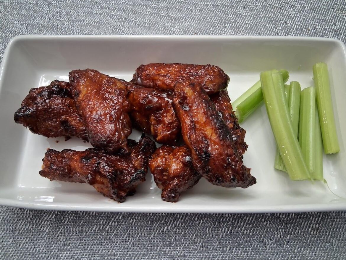 Smoked Wings With Honey Teriyaki Sauce