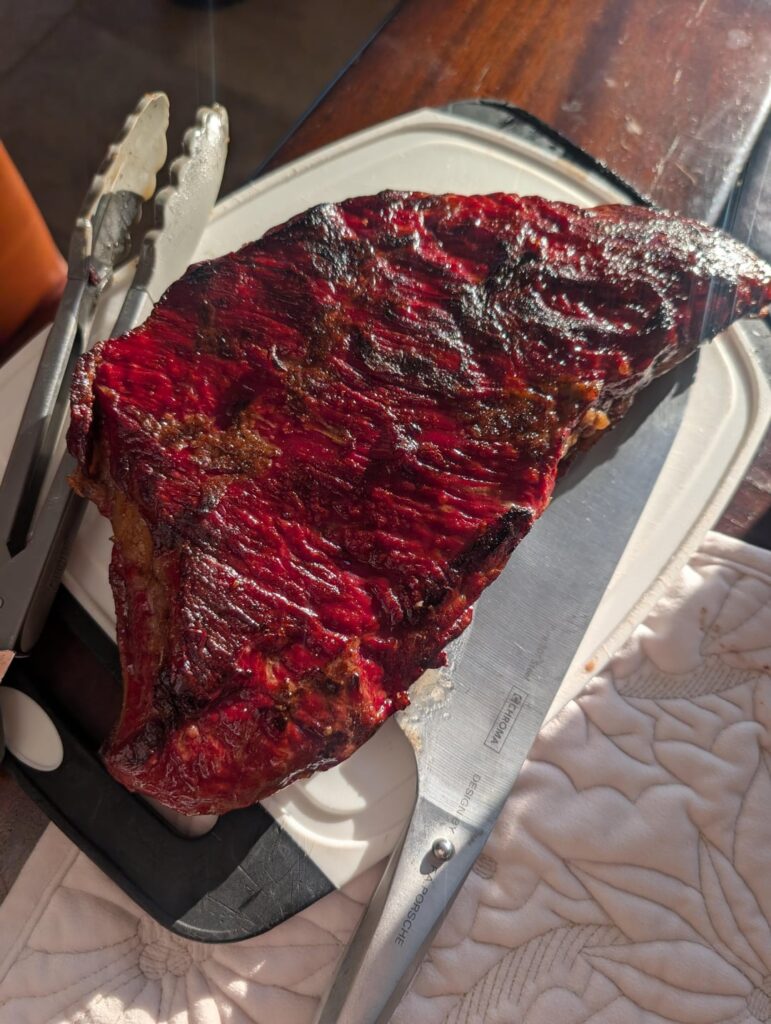 Smoked tri tip