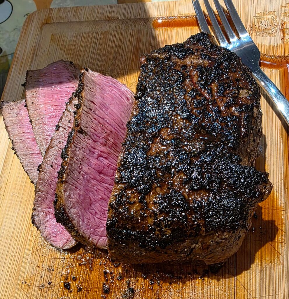 It's just sirloin, but it tasted great