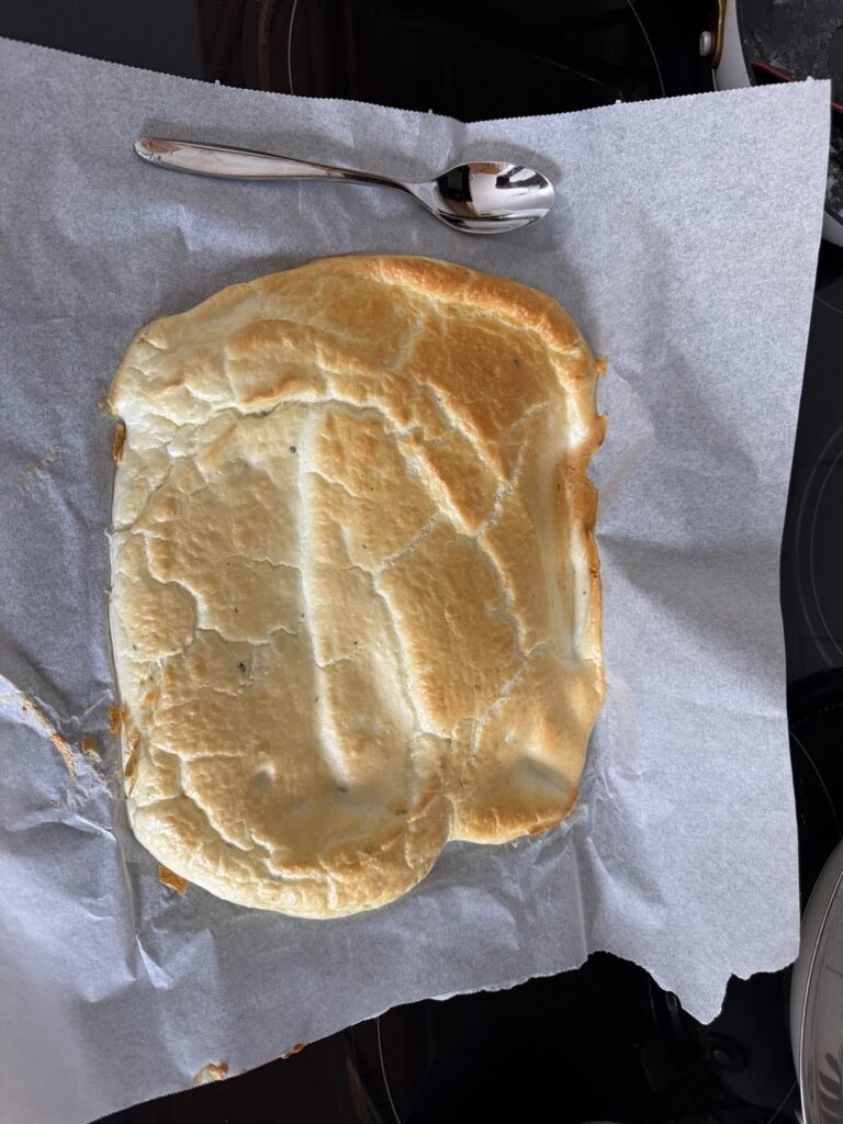 Giant cloud bread (164 calories)