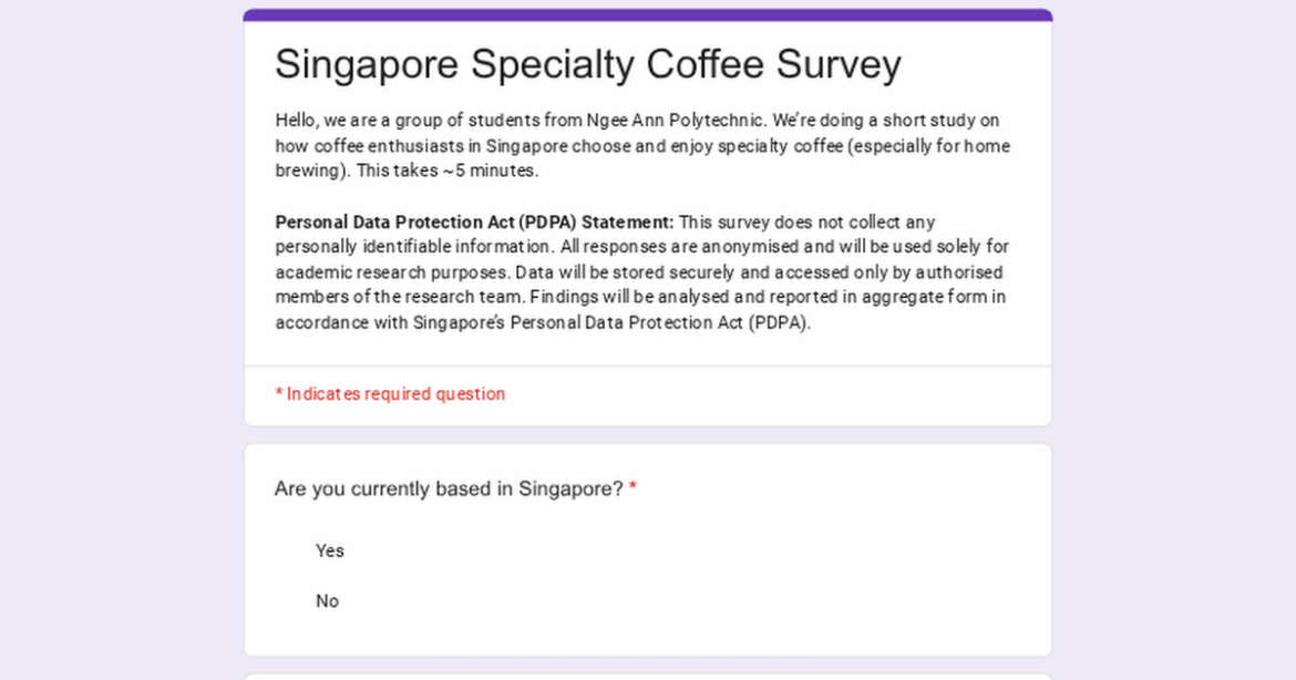 Calling all home brewers / coffee nerds in Singapore ☕️🇸🇬