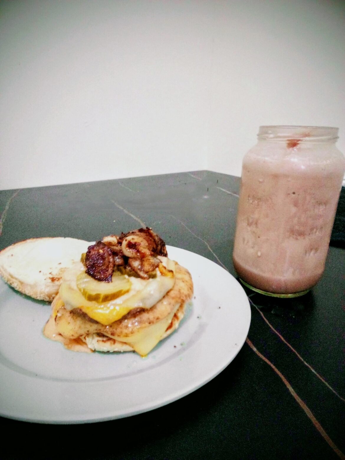 Big Monk style beesechurger y Chonkolint Milm Shagge