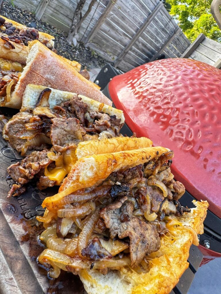 Cheesesteak griddle sandwiches all day