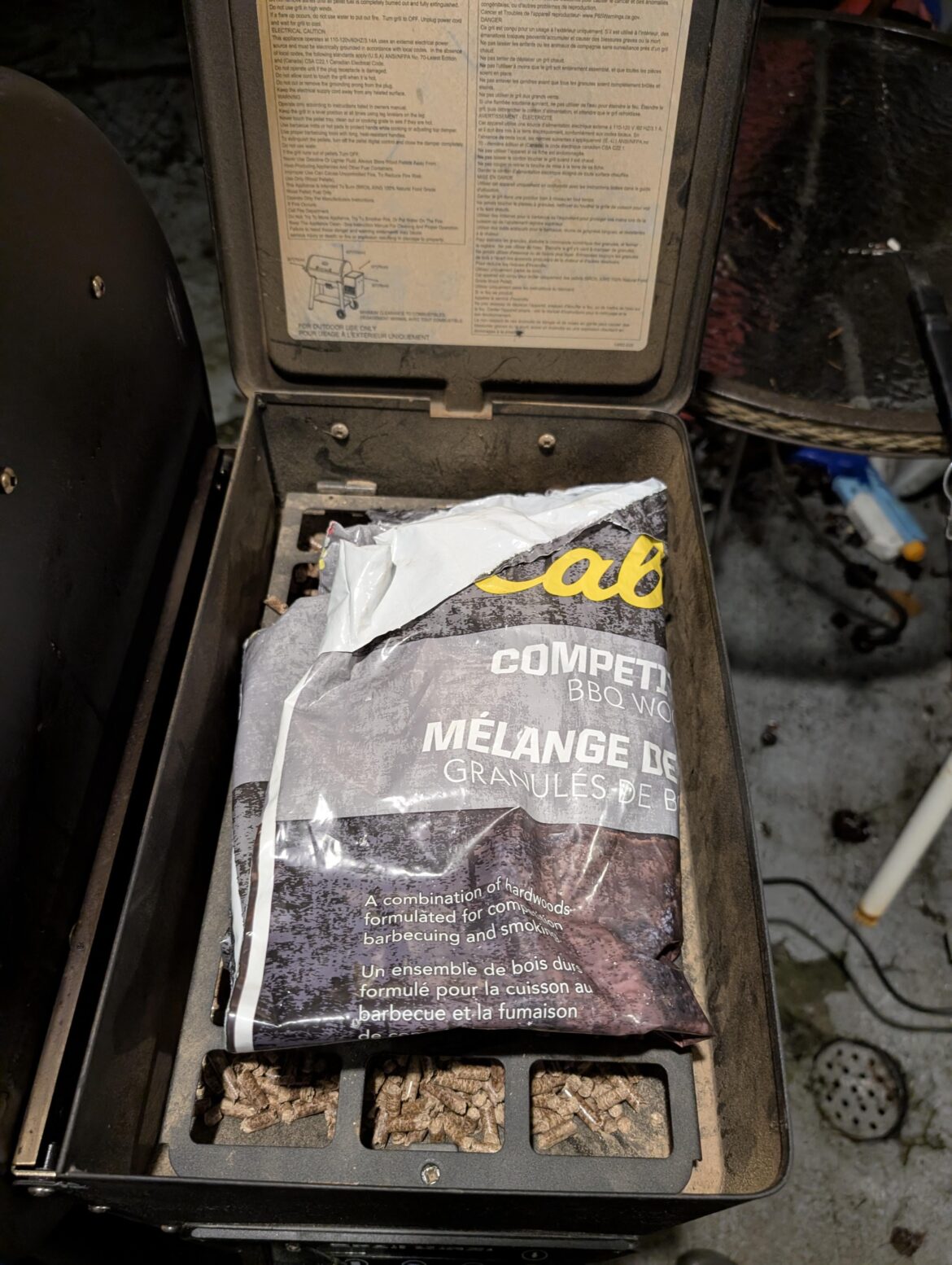 Anyone else do this to remember what pellets are in your bin?