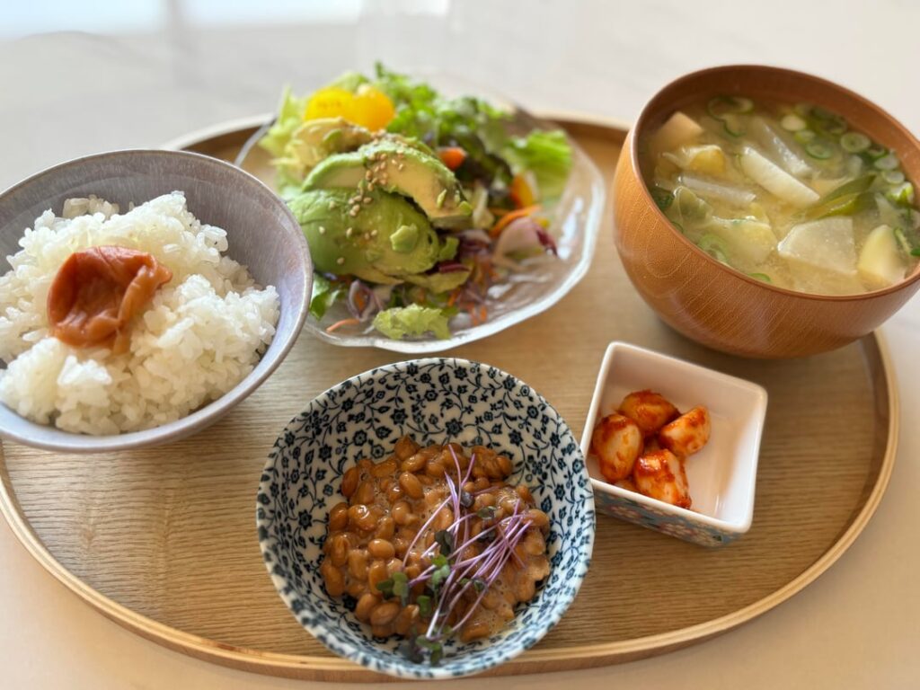 Threw together a little natto lunch