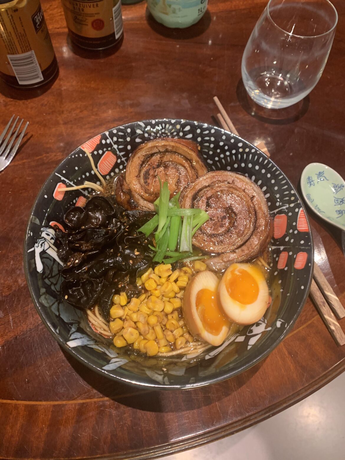 Made ramen for my mates a while back. It’s lamb broth and chasu