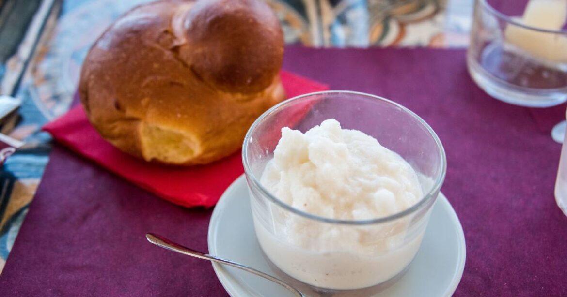 Brioche and granita. Picture by Getty Images