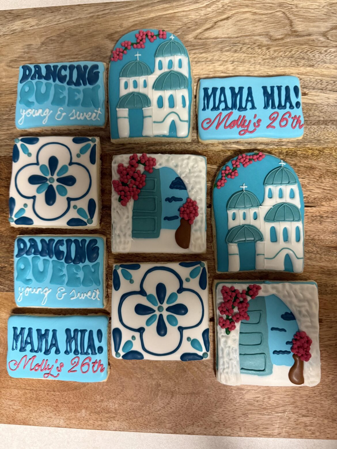 Mama Mia Birthday Cookies!