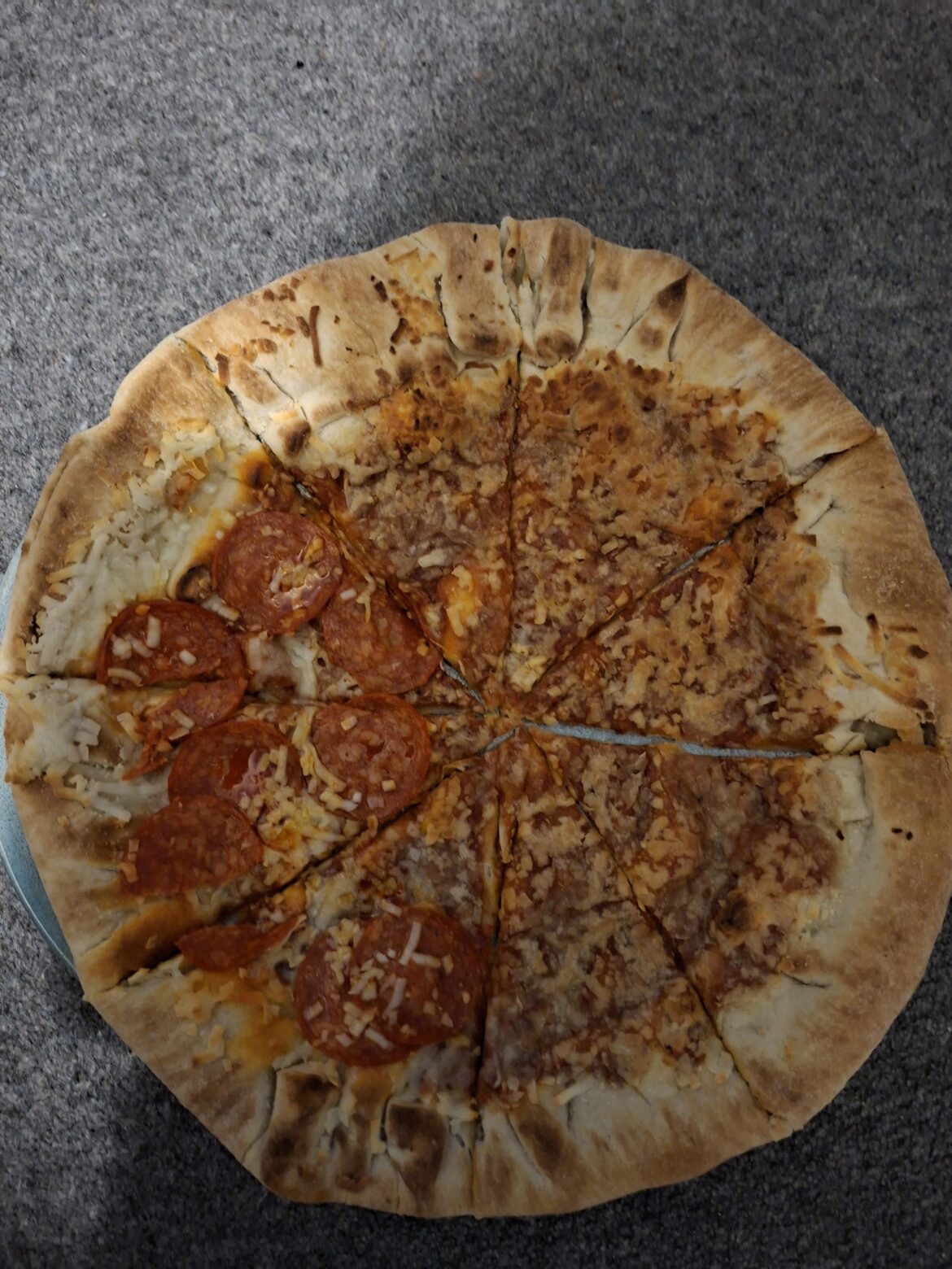 My £11.30 full peperoni pizza