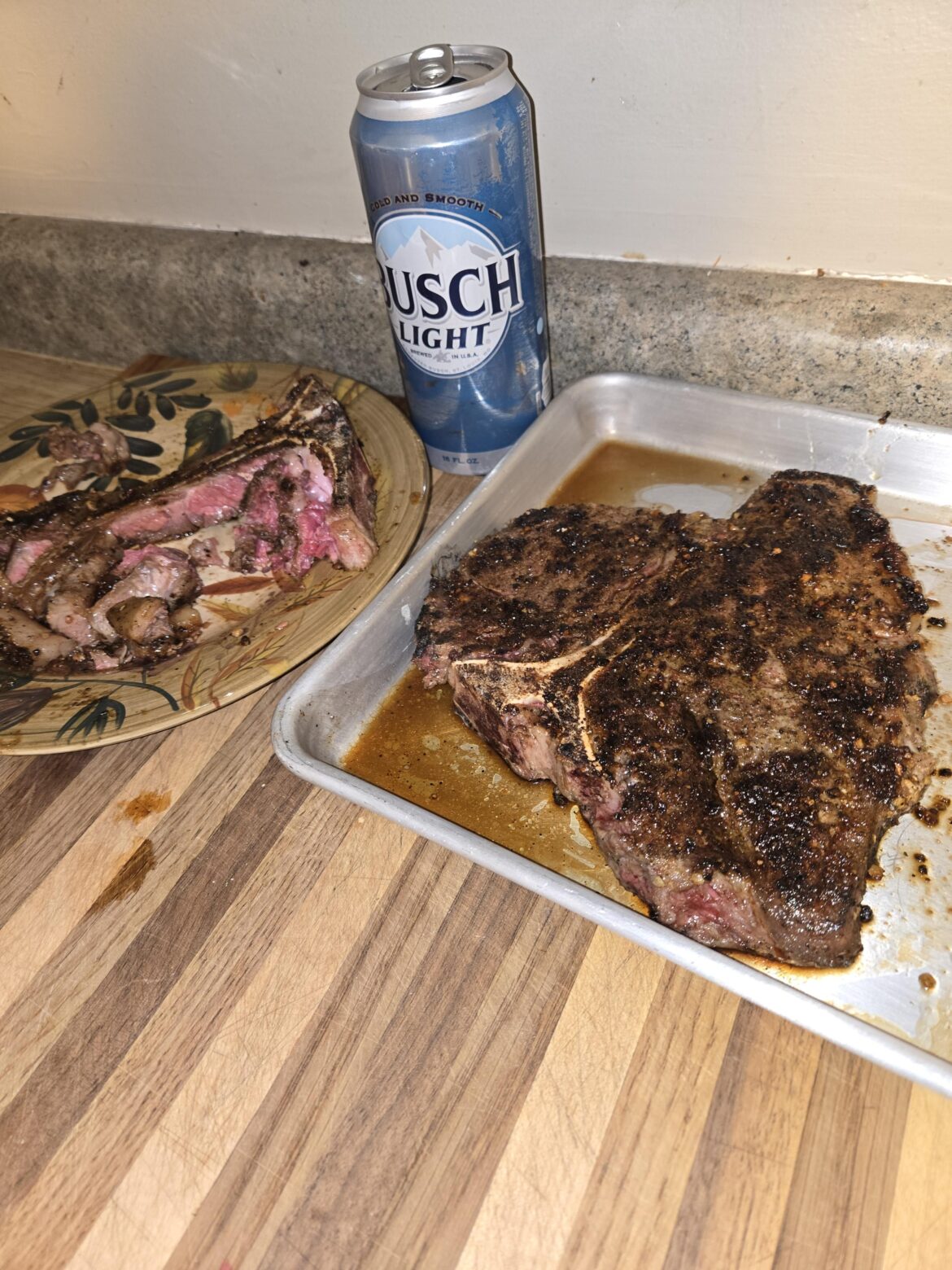 Porterhouse on my Plancha