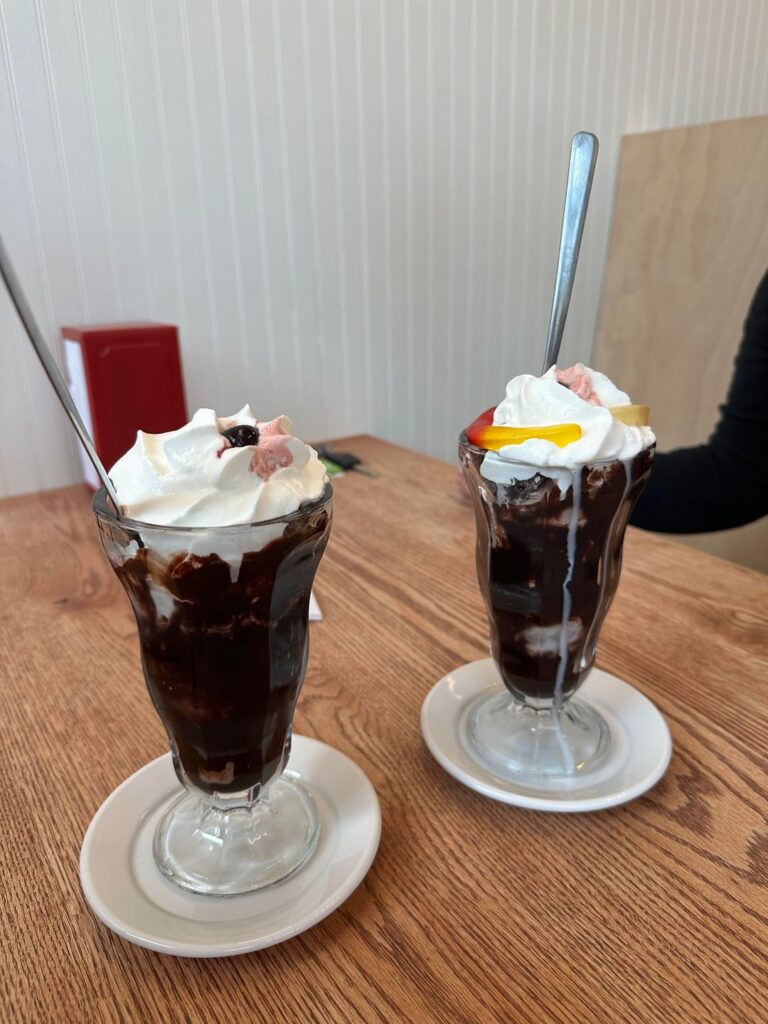 Sundaes from Spotty Dog (local shop in Richmond, VA)