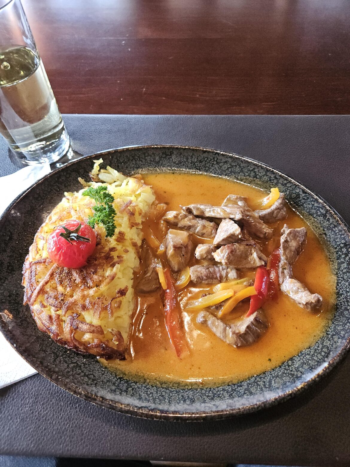 Lunch in the Swiss alps