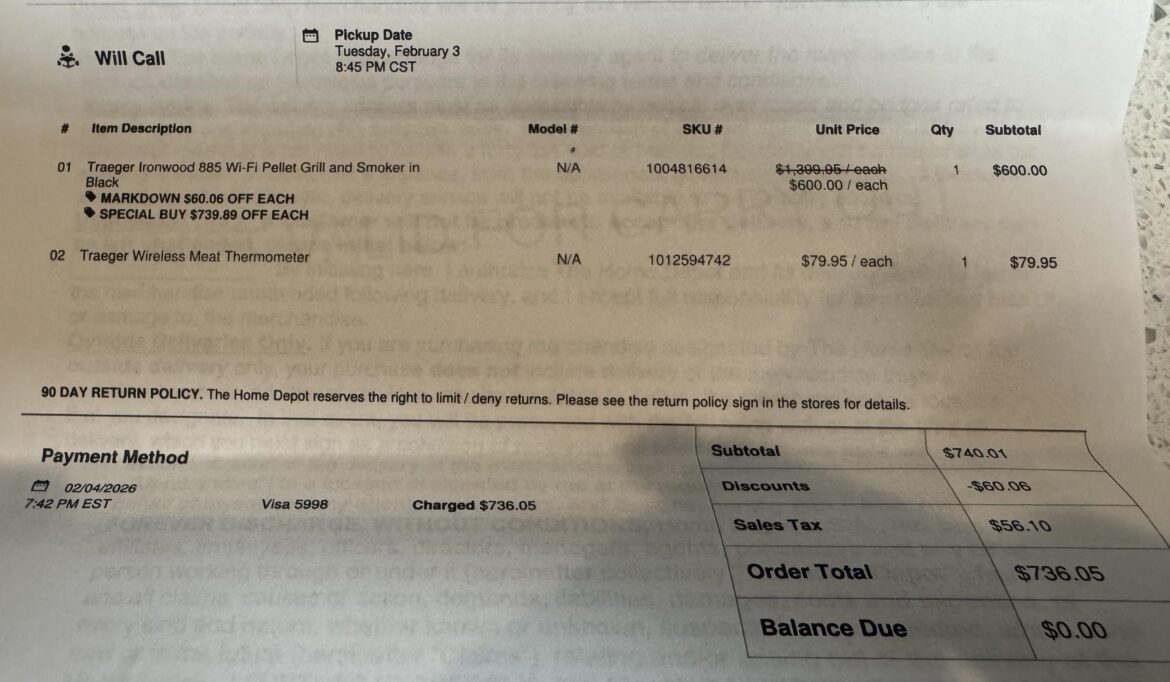 Good deal at home depot