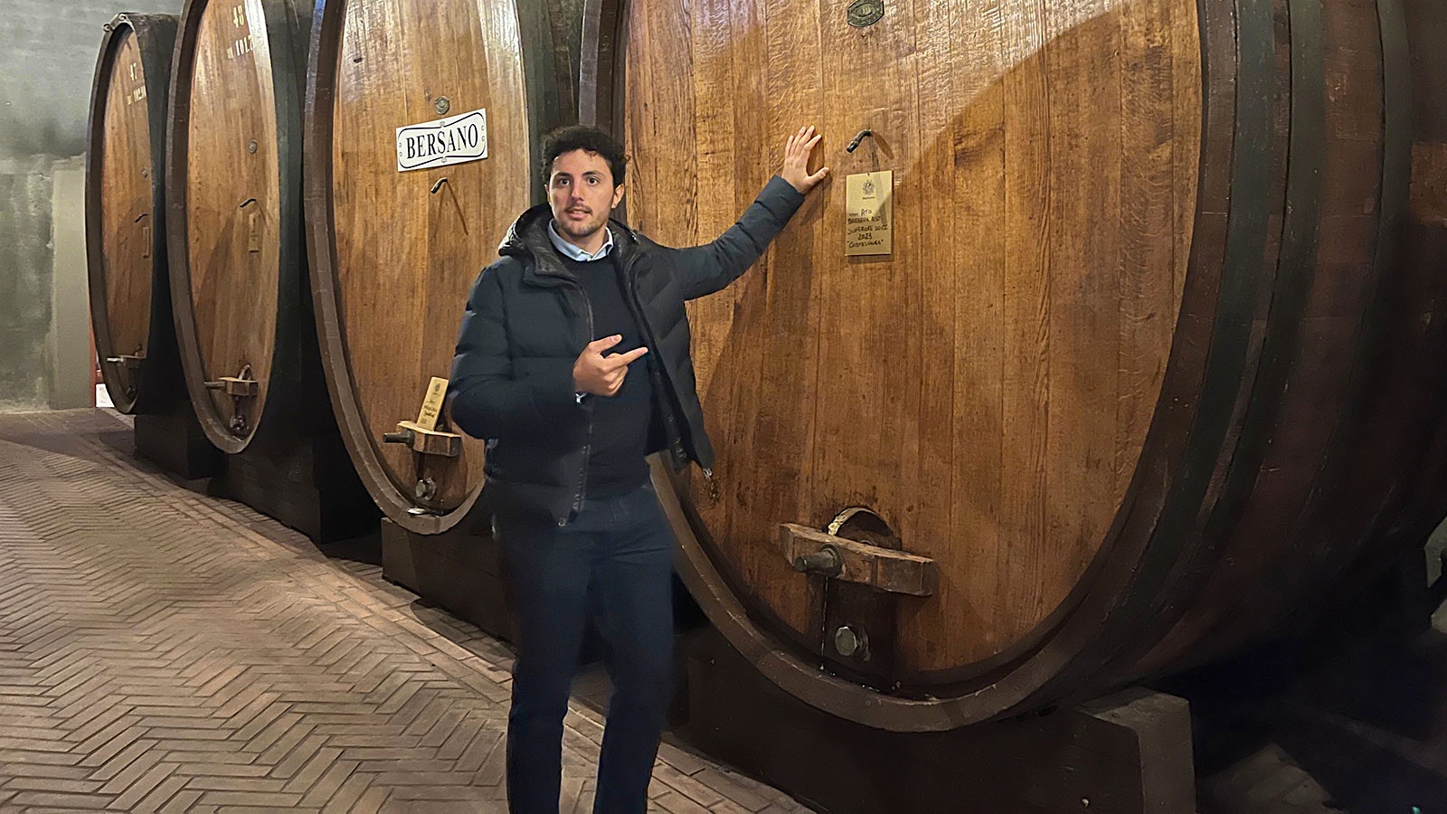  Federico Orione in the cellar at Bersano.] 