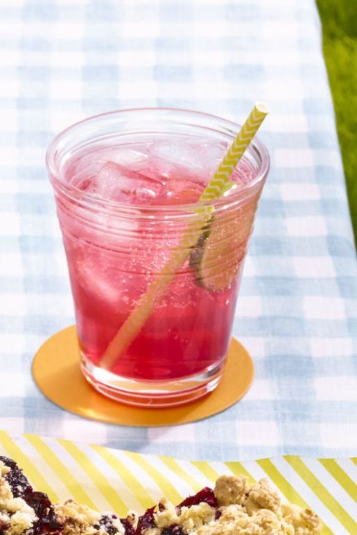refreshing summer drinks iced sparkling honey lime red tea