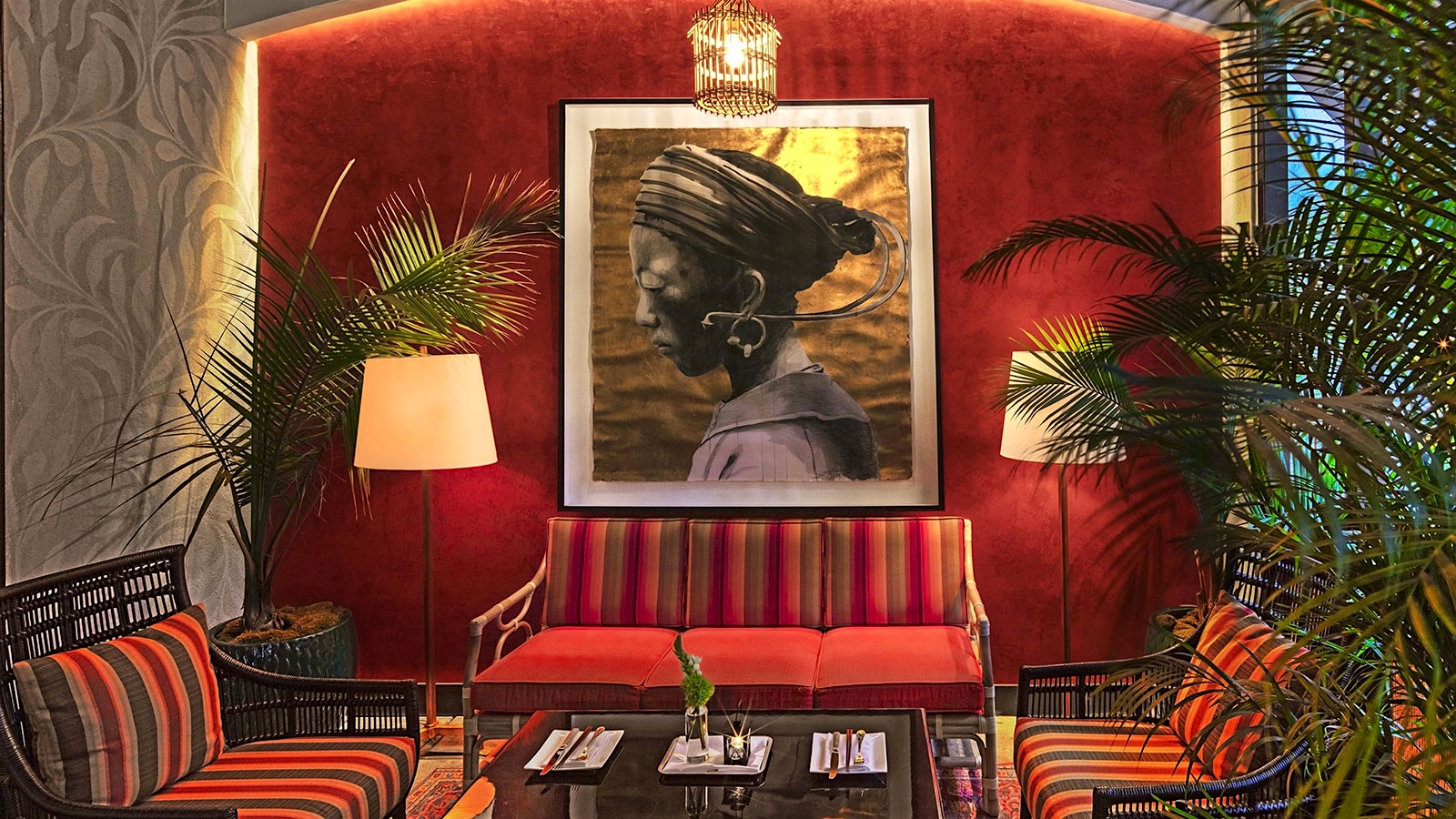  A lounge area at Le Colonial