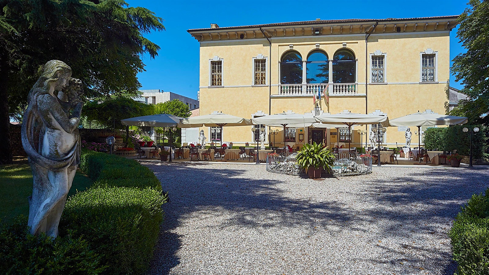 The exterior of Villa Quaranta