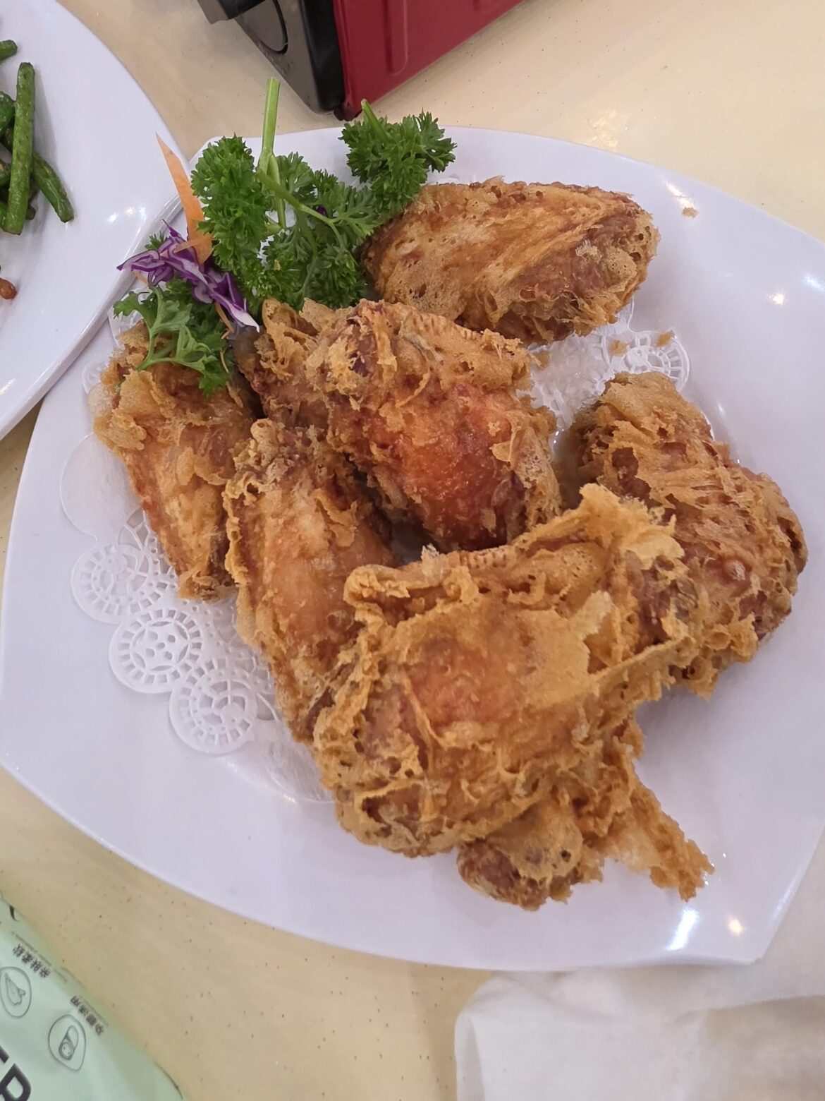 Prawn paste wings