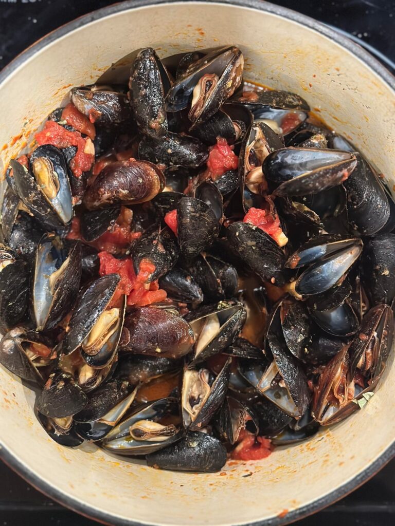Mussels marinara