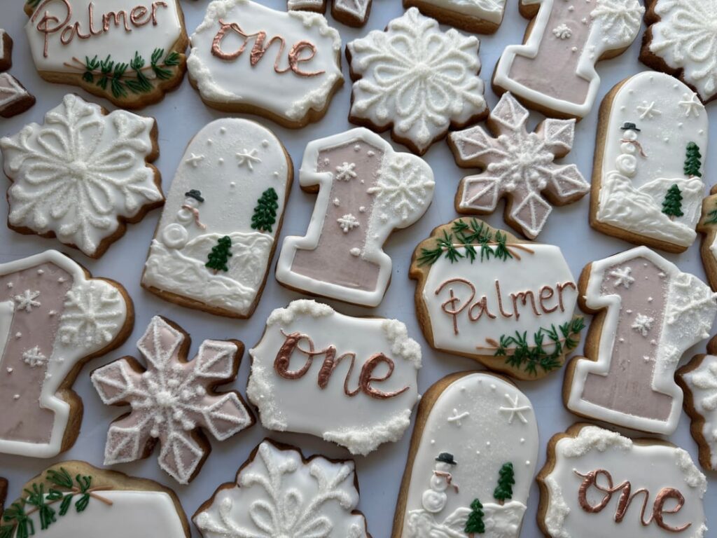 Winter ONEderland Cookies