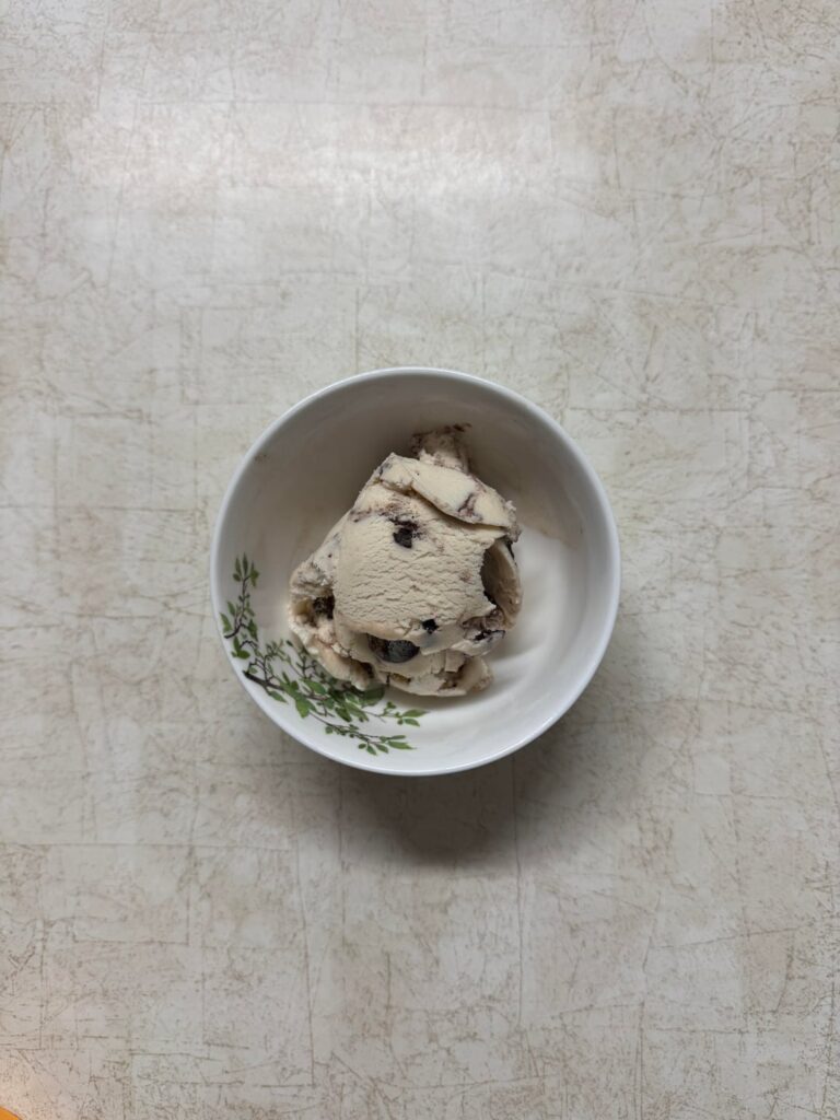 Elk crossing ice cream