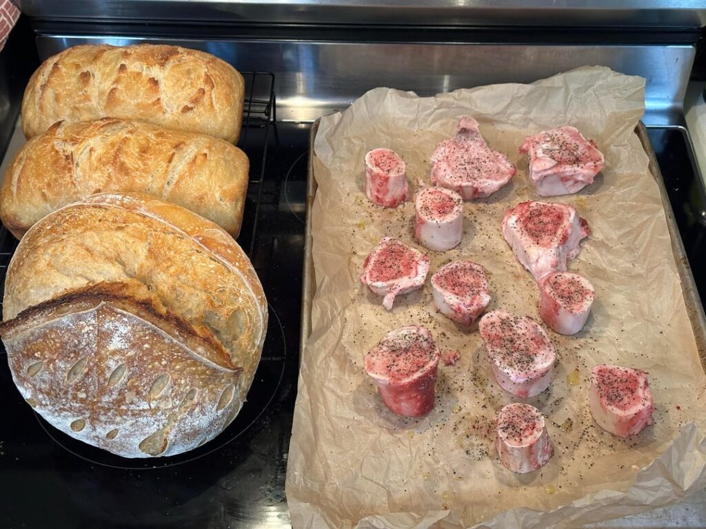 First time Roasting bone marrow