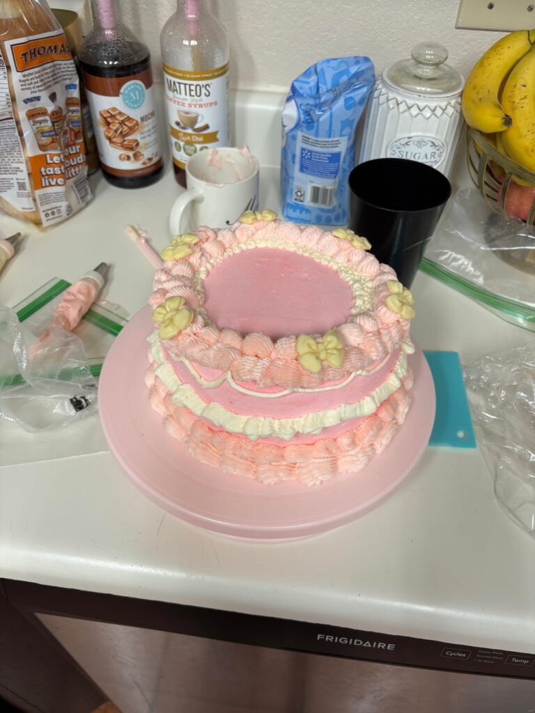 Update: Daughter’s 3rd Birthday Cake