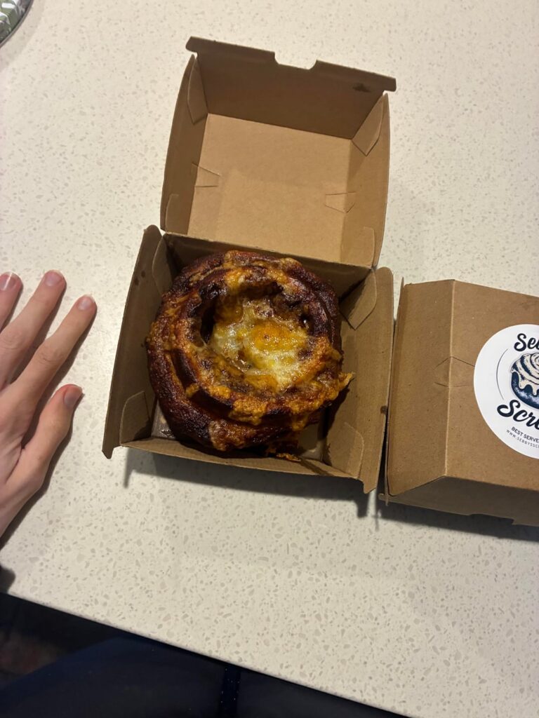 Cals in worlds most decadent vegimite scroll?