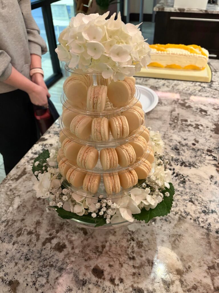 My apartment building held a Bake-Off yesterday, and our macaron tower won Star Baker!