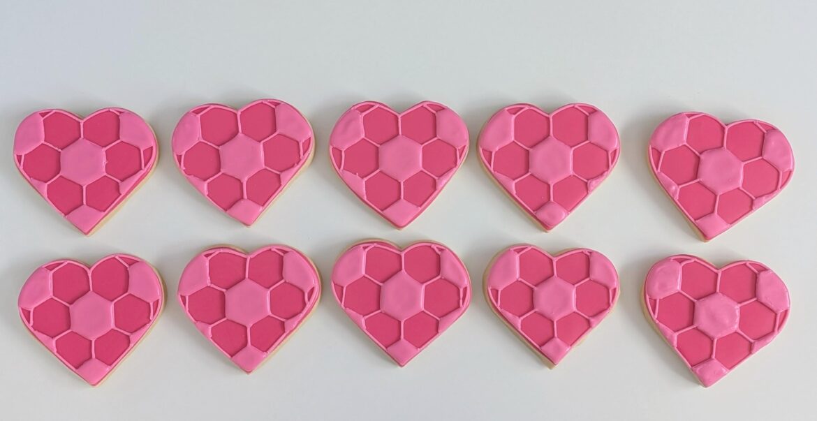 Valentine's Day Soccer balls