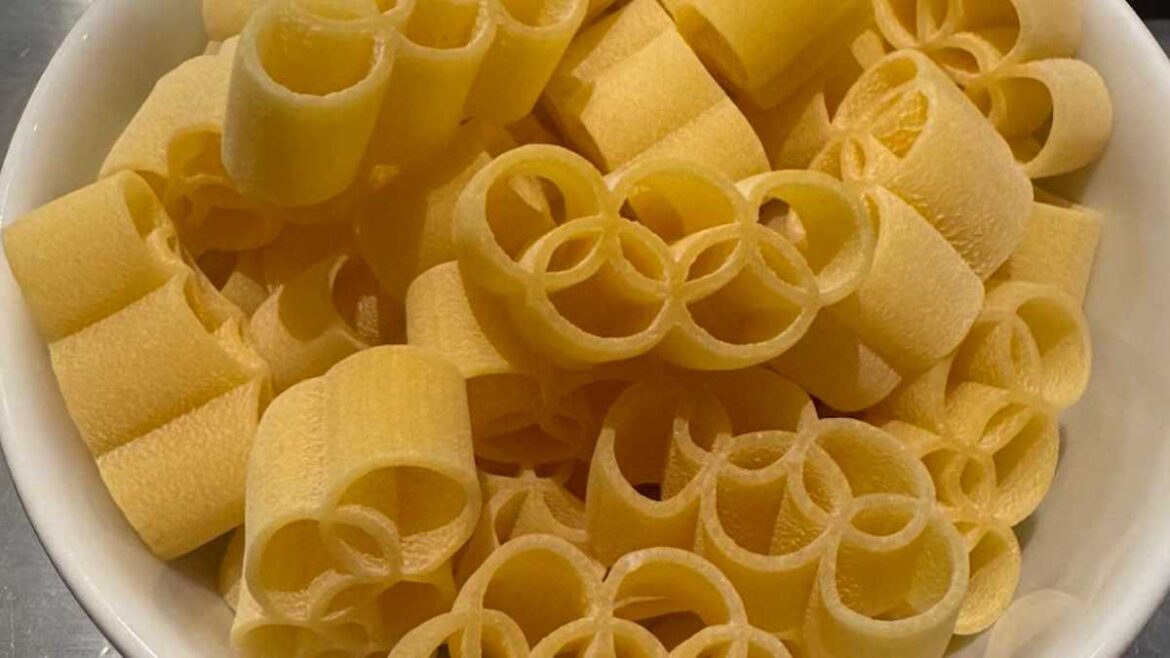 A behind the scenes look at the Olympic ring pasta sensation A behind the scenes look at the Olympic ring pasta sensation