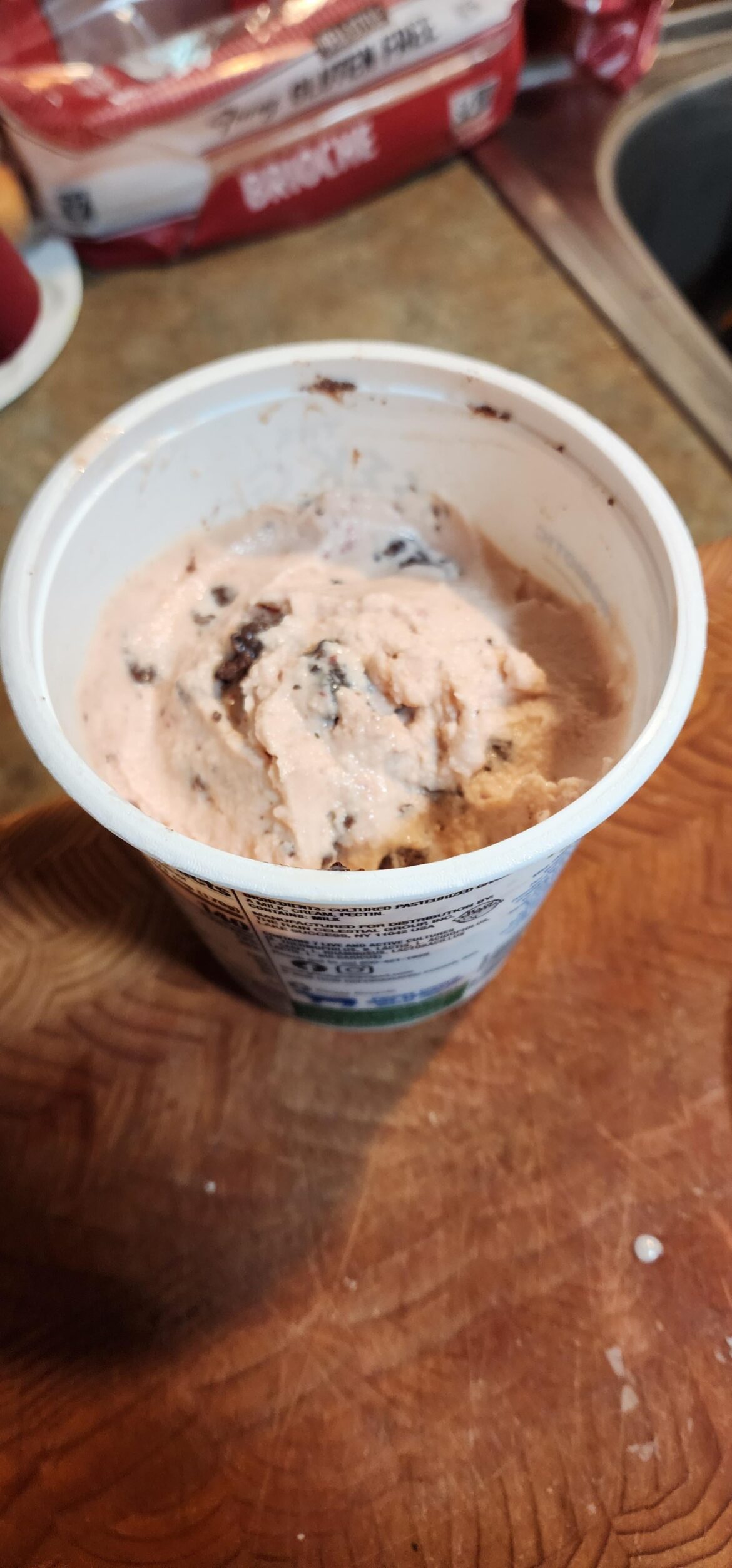 Leftover Valentines Fondue Ice cream Leftover Valentines Fondue Ice cream