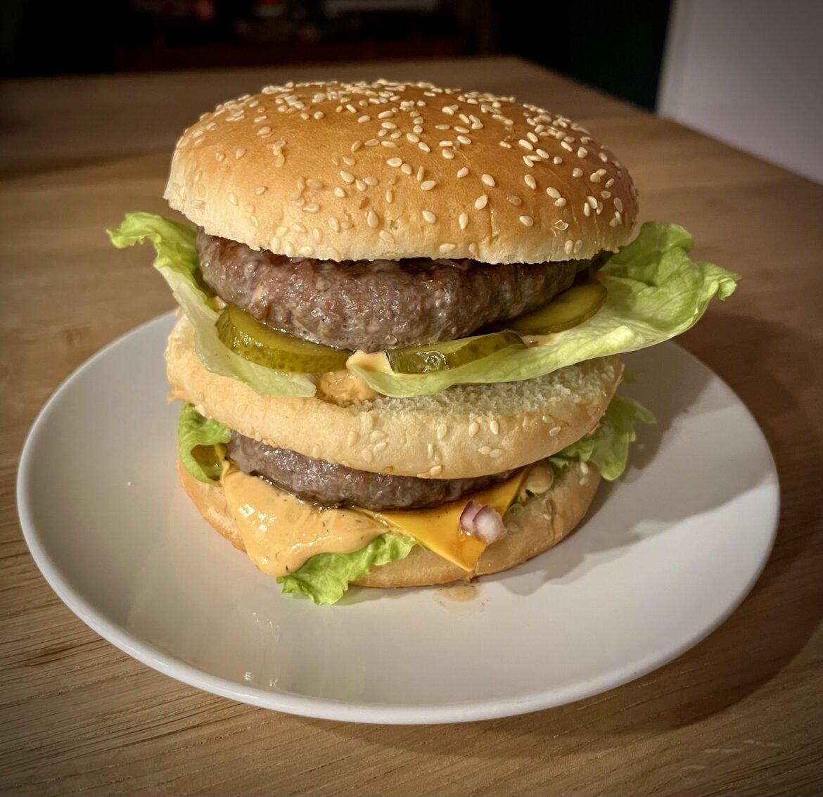 Tried making myself a Big Mac