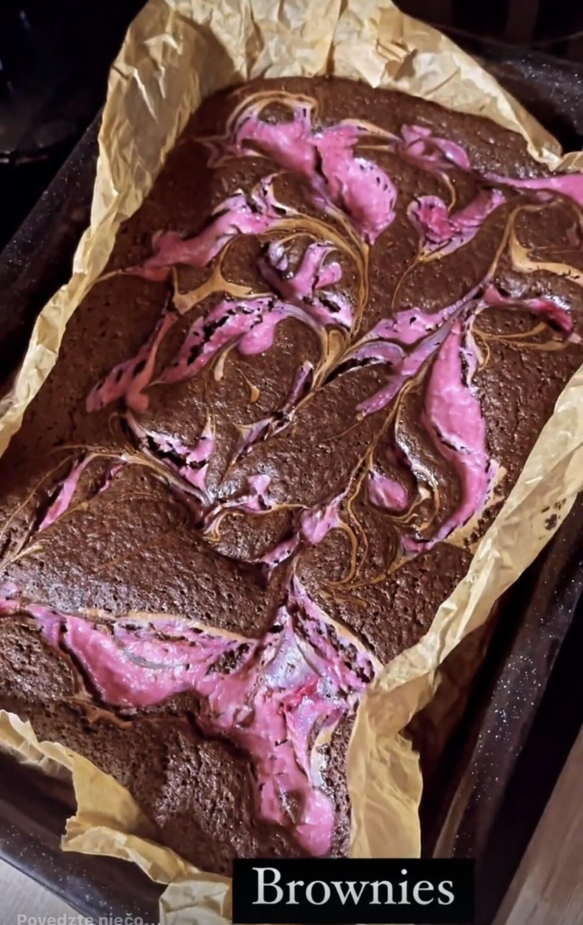 Brownies with raspberries🩷