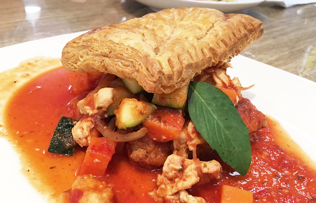 Tiny Pyramid Pot Pie