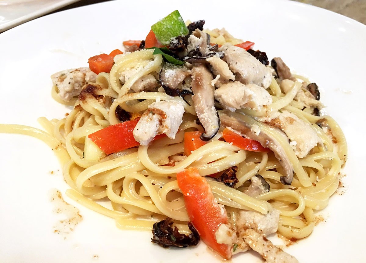 Tiny Pyramid Rosemary Cream Noods