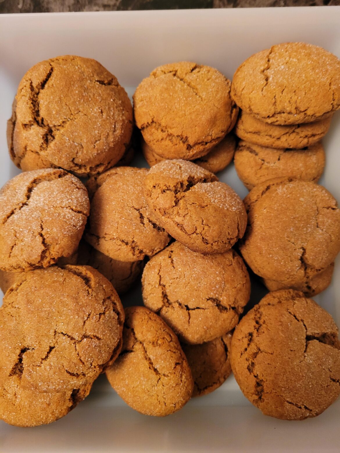 Molasses ginger cookies