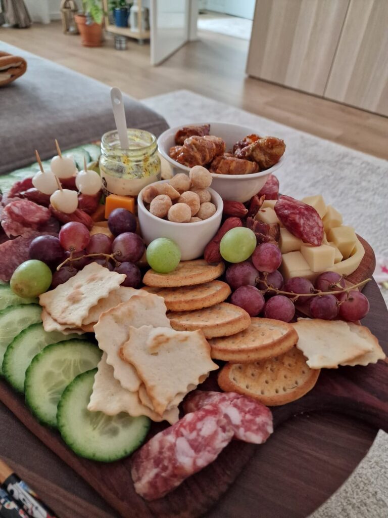 First time, made for my fiancé and me. Had tons of fun gathering everything and putting this together!